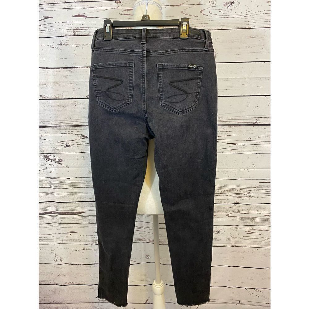 Seven 7 Black Jeans Size - Picture 3 of 8